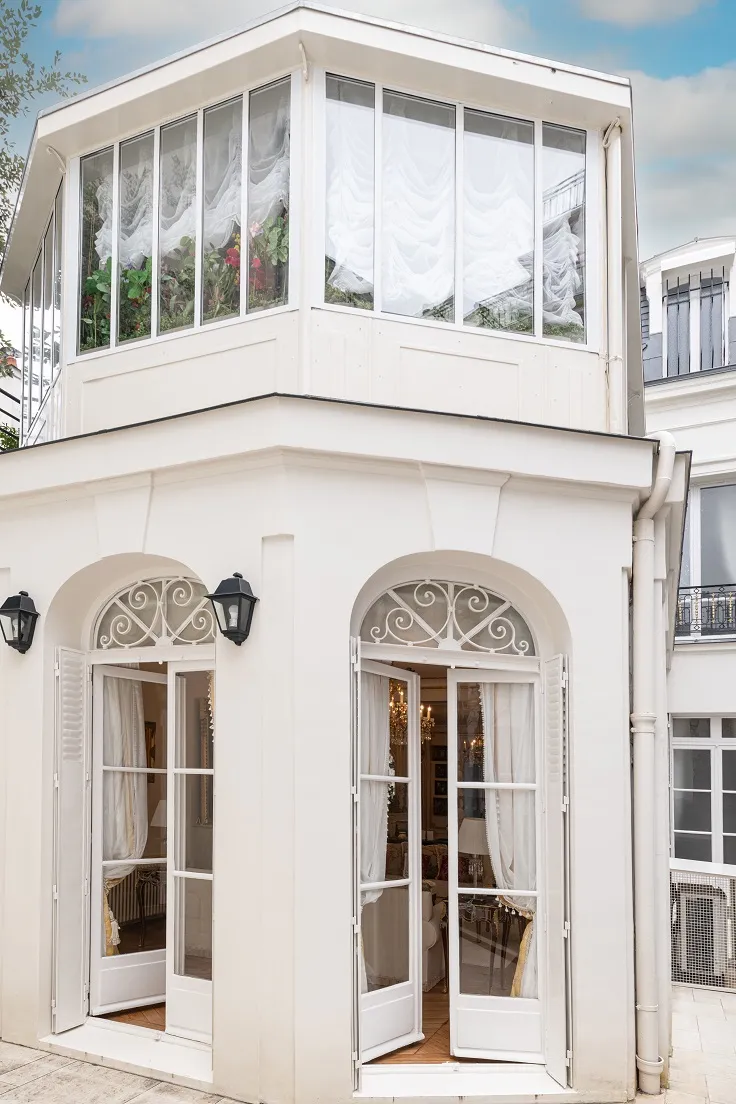 Location pour evenement hotel particulier avec terrasse Paris 16